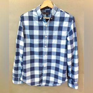 J. Crew Slim Flex Checkered Button Down